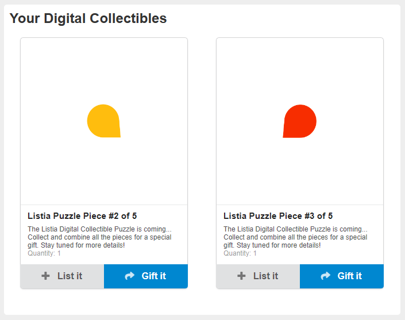 **TWO** Digital Collectibles: Puzzle Pieces #2 and #3!!! Yeah, you read that correctly, TWO pieces!!