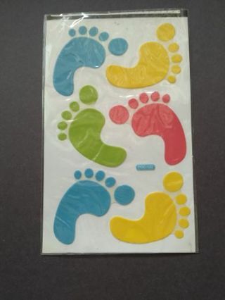 Bright Feet Stickers