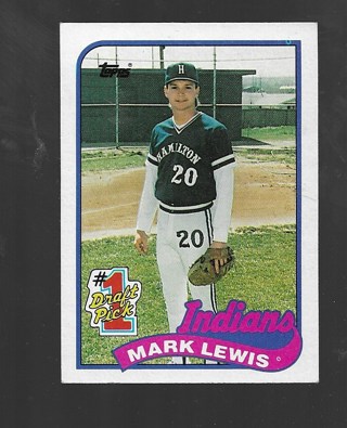 1989 TOPPS MARK LEWIS ROOKIE #222