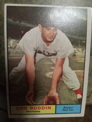 1961 TOPPS DON BUDDIN BOSTON RED SOX BASEBALL CARD# 99