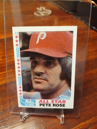 1982 Topps All Star Pete Rose Philadelphia Phillies #337