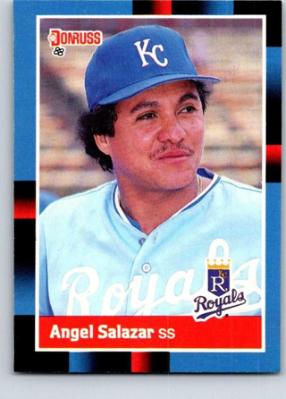 Angel Salazar 1988 Donruss Kansas City Royals