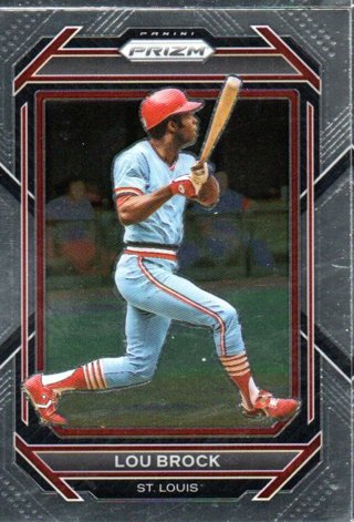 2023 Panini Prizm Lou Brock