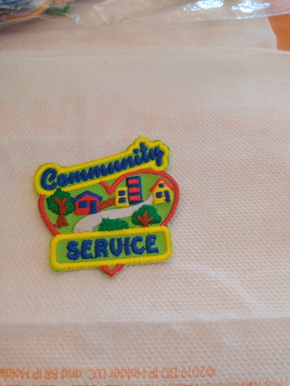 Community Service Iron-on Patch