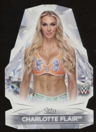 2021 WWE Womens Division Diamond Die-Cut Insert Charlotte Flair #DC-1