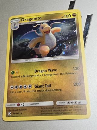 Pokemon Dragonite holo rare card 96/149
