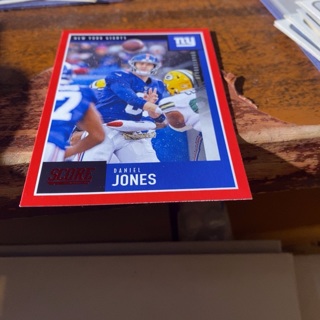 2020 panini score Daniel Jones football card 