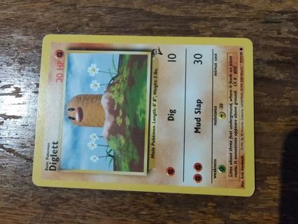 Pokemon Base Set 2 Diglett 71/130 #2