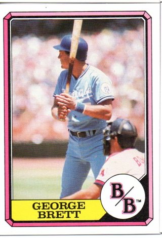 1987 Topps George Brett Boardwalk Baseball