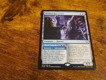 Magic the gathering mtg Illithid Harvester rare card Baldurs Gate