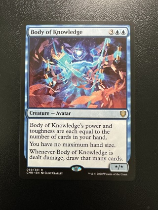 Body of Knowledge MTG Magic the Gathering Commander Legends Card