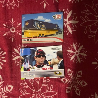 To NASCAR trading cards