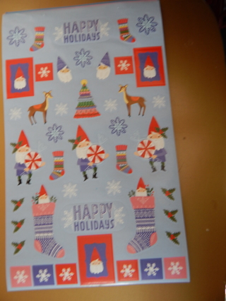 Fun new stickers.  SUPER Colorful & Decorative HOLIDAY stickers ~~ So cute!!