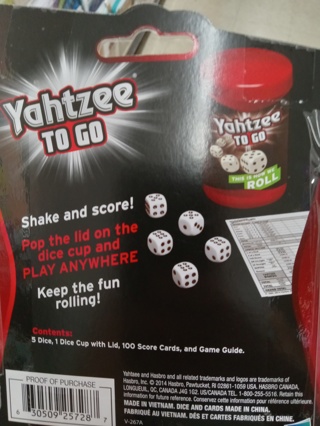 Yahtzee to go 