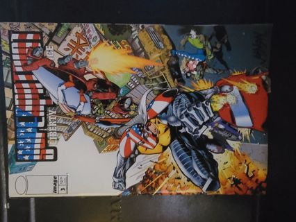 3 DAY AUCTION! Superpatriot: Liberty & Justice # 3 of 4 Image Comics 1995 in VF!