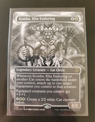 MTG Phyrexia All Will Be One, Legendary Kemba, Kha Enduring borderless card 330