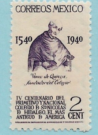 1940 Mexico Sc760 Vasco de Quiroga MNH