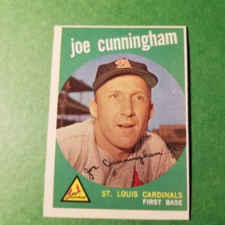 1959 - TOPPS BASEBALL CARD NO. 285 - JOE CUNNINGHAM - CARDINALS