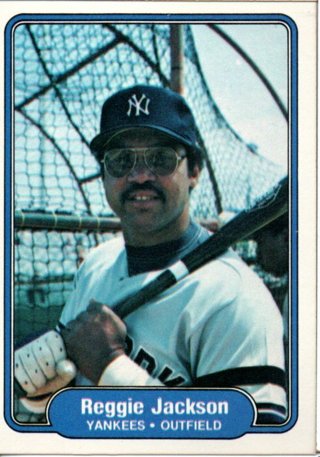 1982 Fleer Reggie Jackson #39