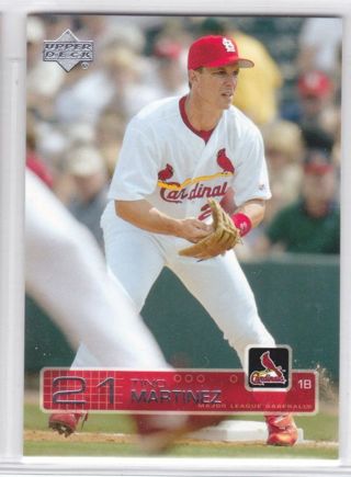 Tino Martinez 2003 Upper Deck St. Louis Cardinals