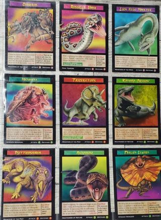9 Weird n' Wild Creatures Cards
