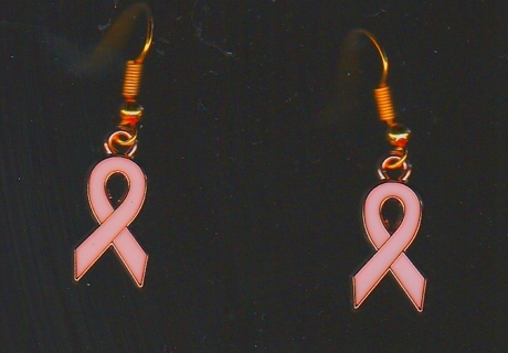  GP Pink Cancer Awareness Earrings Lot 2 (PLEASE READ DESCRIPTION)