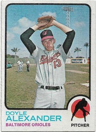 1973 TOPPS DOYLE ALEXANDER CARD