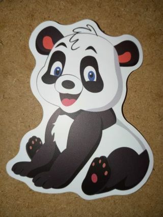 Panda Cute nice vinyl sticker no refunds regular mail only Very nice quality!