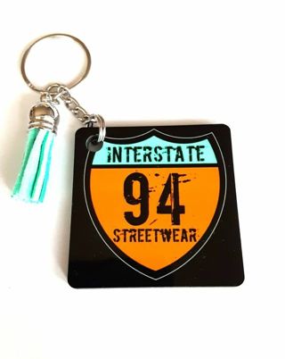 i94streetwear Logo Tassel Keychain ~ New