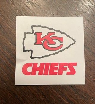 Kansas City Chiefs Sticker 