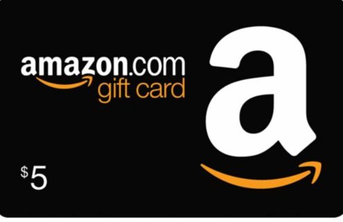 $5 Amazon gift card LOWEST GIN 16000