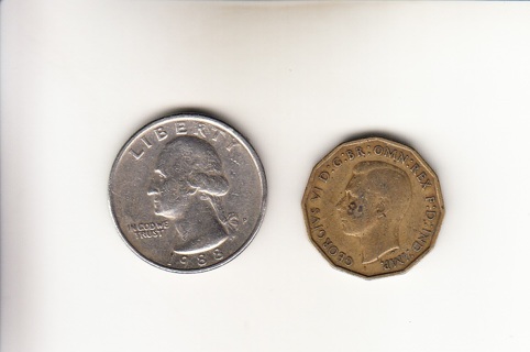 Great Britain 3 Pence 1937 Coin