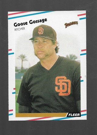 1988 FLEER GOOSE GOSSAGE #583