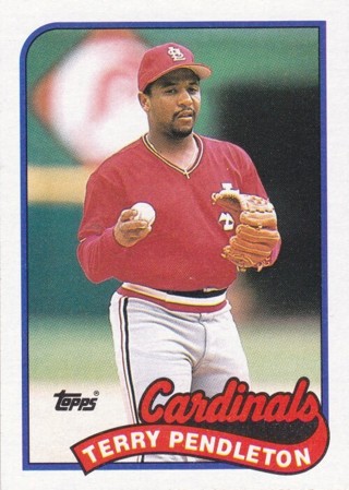 Terry Pendleton 1989 Topps St. Louis Cardinals