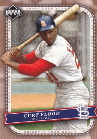 Curt Flood 2005 Upper Deck Classics St. Louis Cardinals