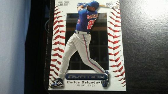 2000 UPPER DECK OVATION CARLOS DELGADO TORONTO BLUE JAYS BASEBALL CARD# 14