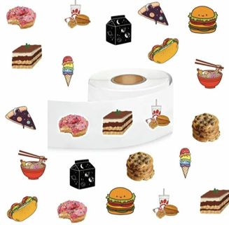 ⭕NEW⭕(10) 1" FOOD STICKERS!!⭕