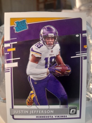 2020 Justin Jefferson Donruss Rated Rookie / Vikings