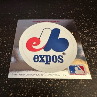 Montreal expos sticker 