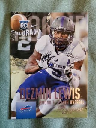 2015 Panini Prestige Rookie Dezmin Lewis