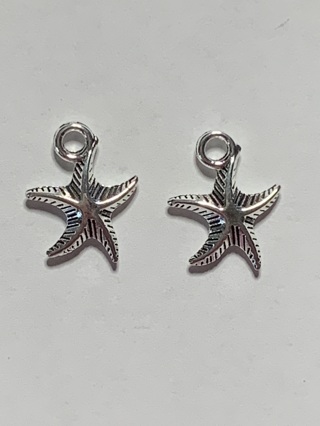 OCEAN/BEACH CHARMS~#16~SILVER~2 CHARMS~FREE SHIPPING!