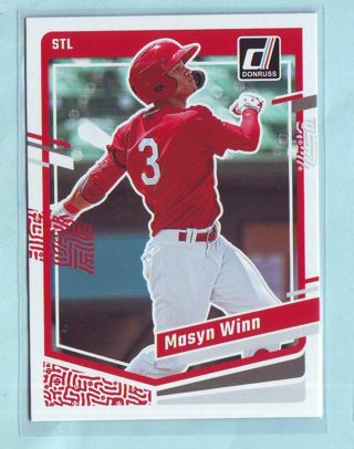 2023 Panini Donruss Masyn Winn ROOKIE Baseball card # 146 Cardinals