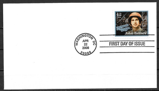 2008 Sc4249 American Journalists: John Hersey FDC