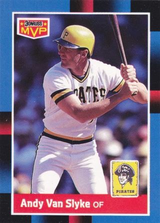 Andy Van Slyke 1988 Donruss MVP Pittsburgh Pirates