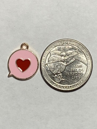 PINK CHARM~#47~1 CHARM ONLY~FREE SHIPPING!