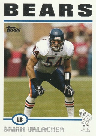 2004 Topps Brian Urlacher card #21