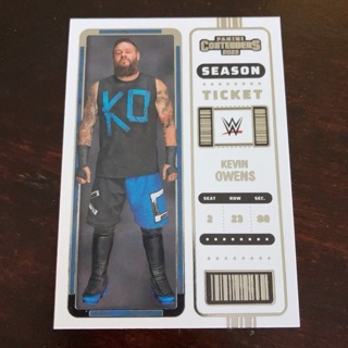 2023 Panini Chronicles WWE - [Base] #108 Contenders Season Ticket - Kevin Owens