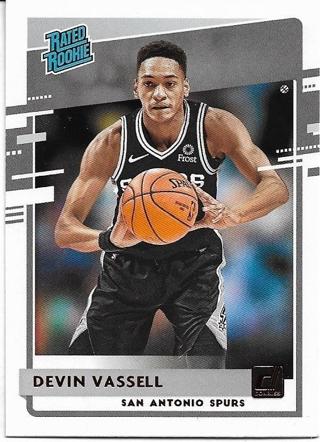 2020-21 DONRUSS DEVIN VASSELL ROOKIE CARD