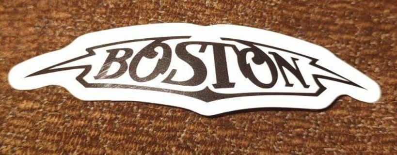 Boston band laptop computer sticker Xbox PS4 water bottle suitcase guitar
