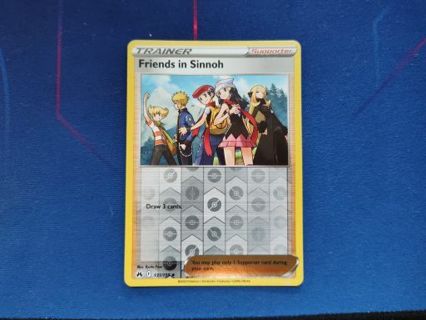 Pokemon Crown Zenith Friends in Sinnoh Reverse Holo